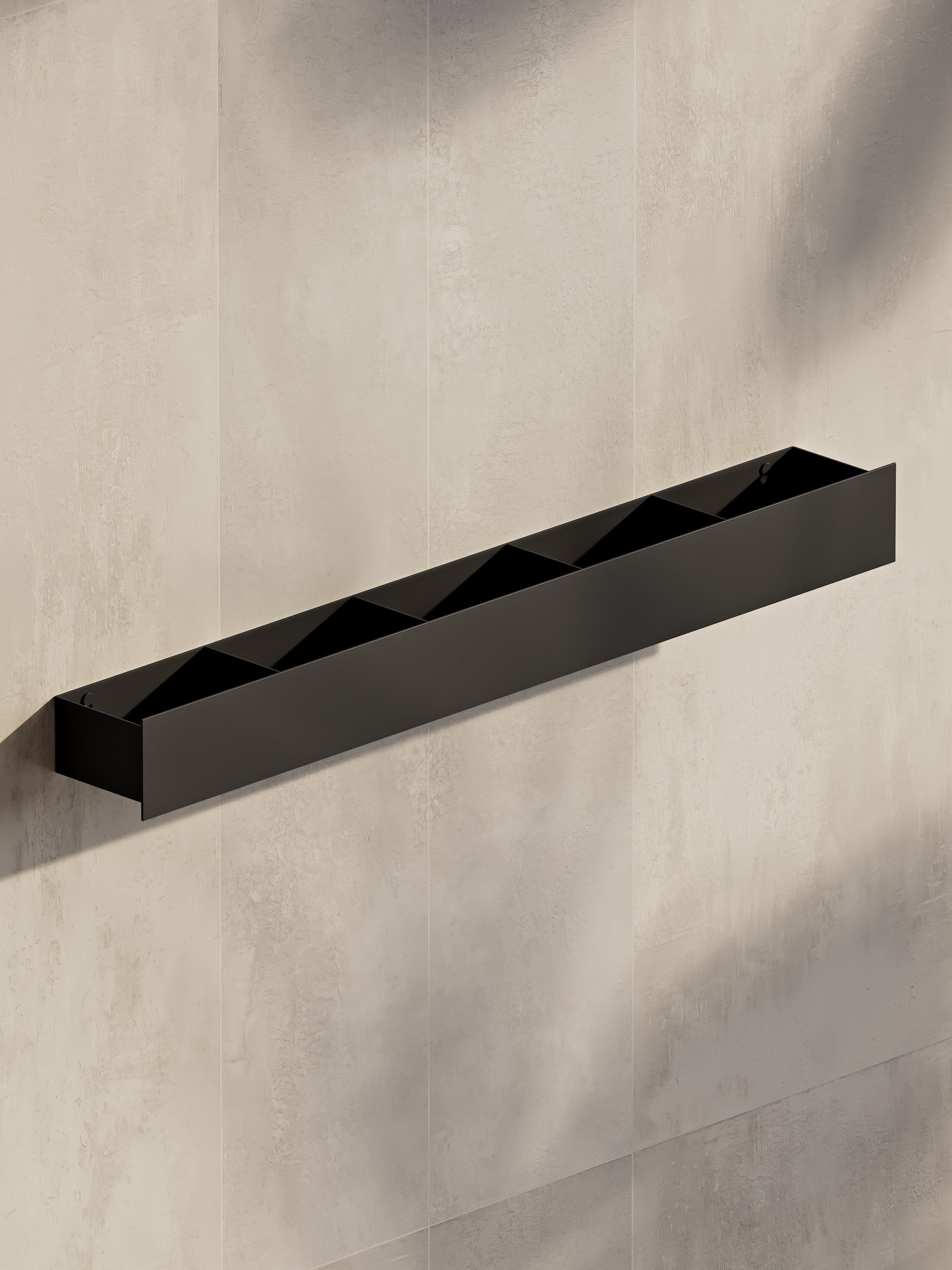 Modern designer stainless steel bathroom shelf