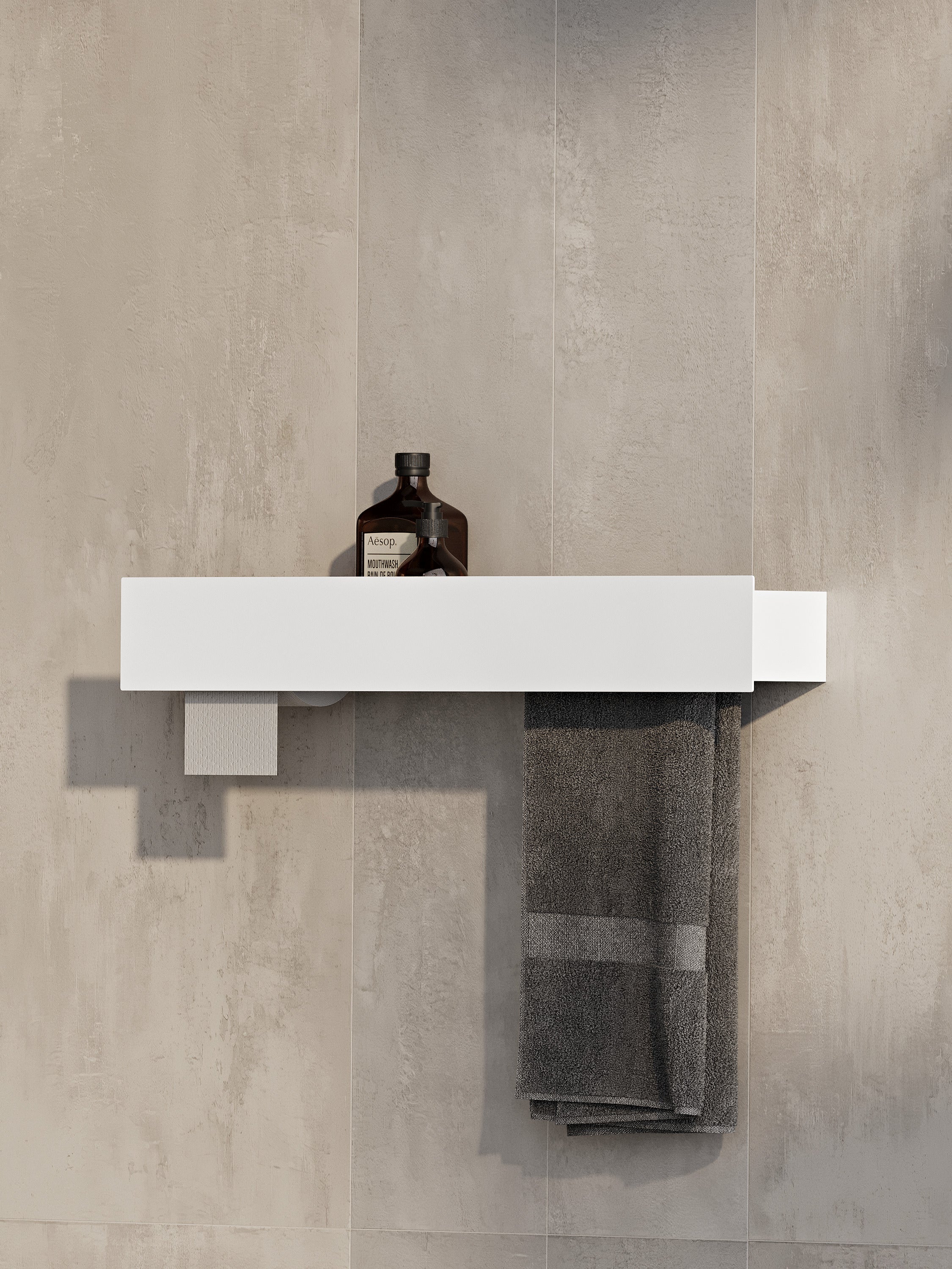 Portasciugamani e porta carta igienica