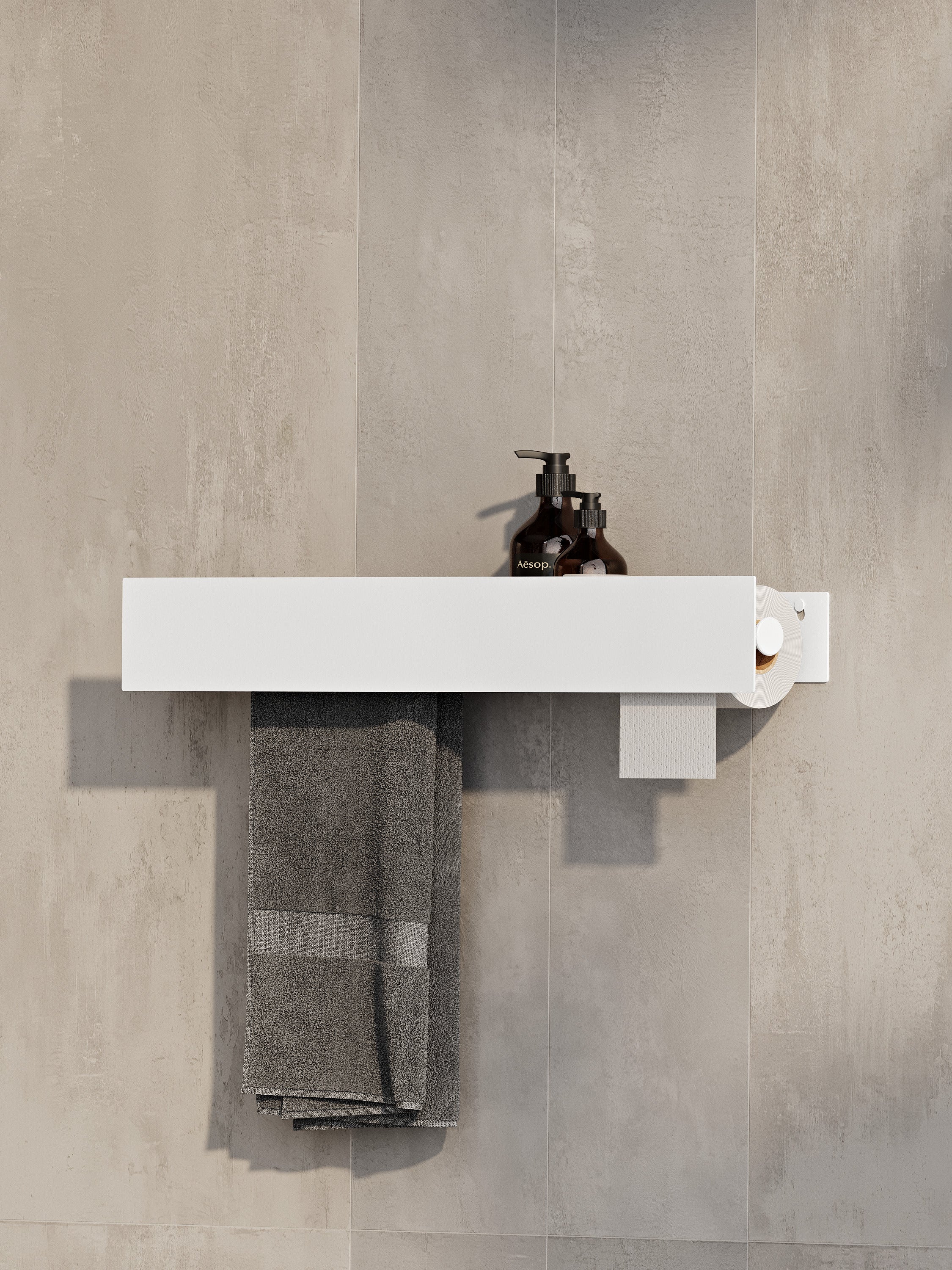 Portasciugamani e porta carta igienica