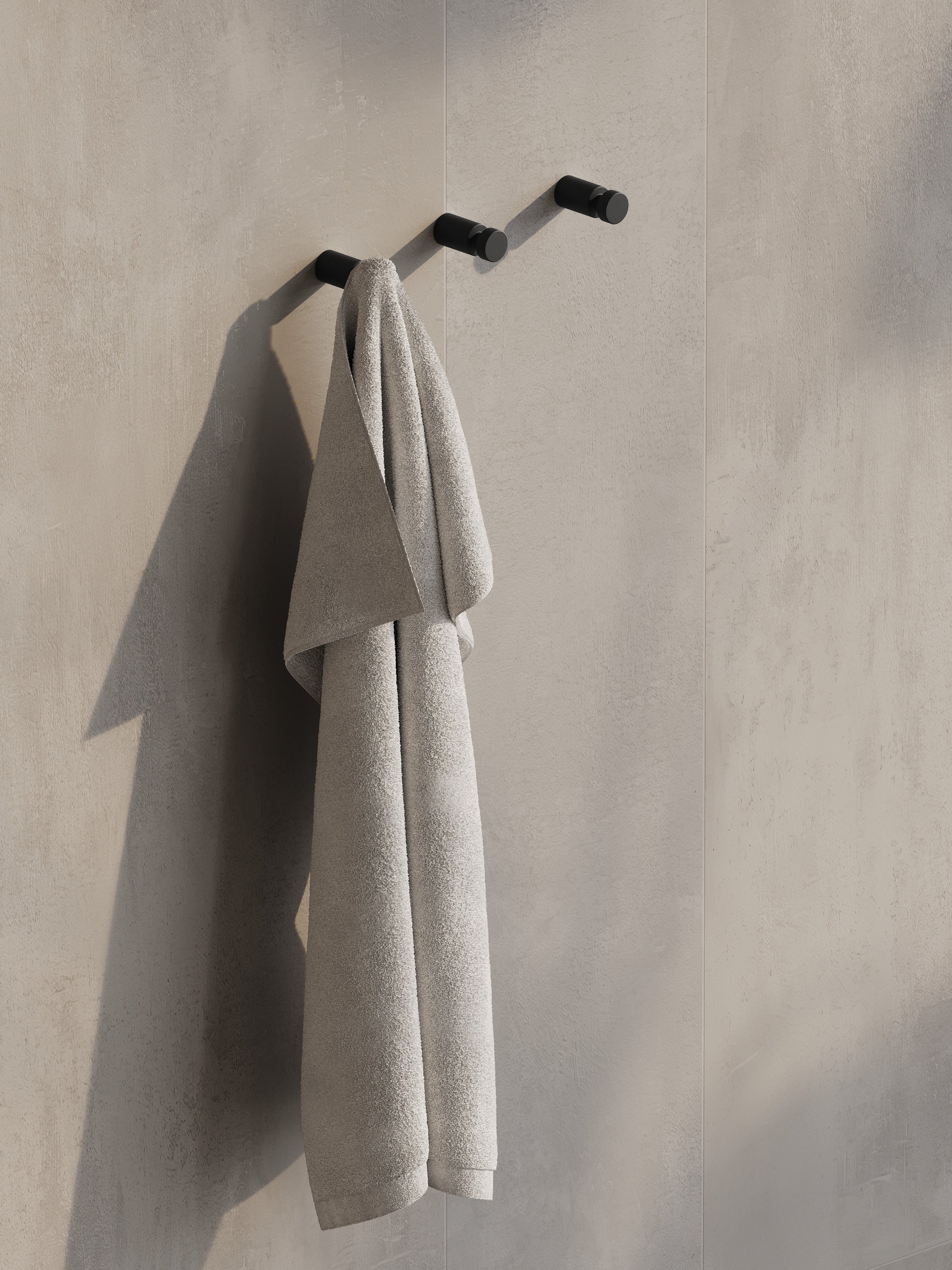 Wall-Mounted Steel Towel Hook