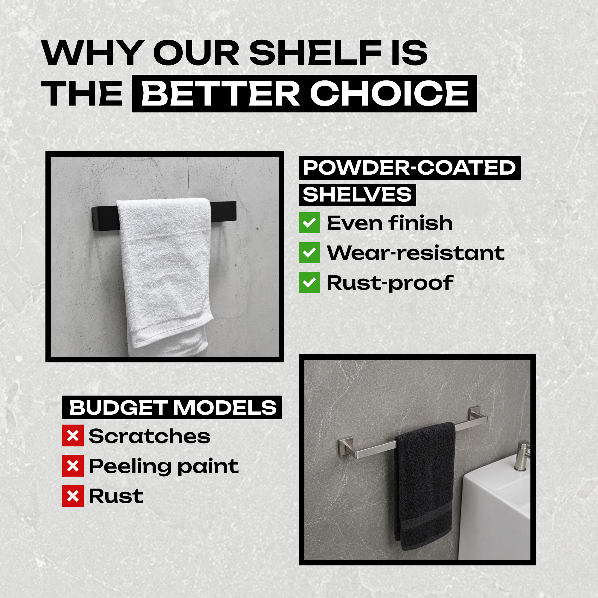 Steel Towel Holder