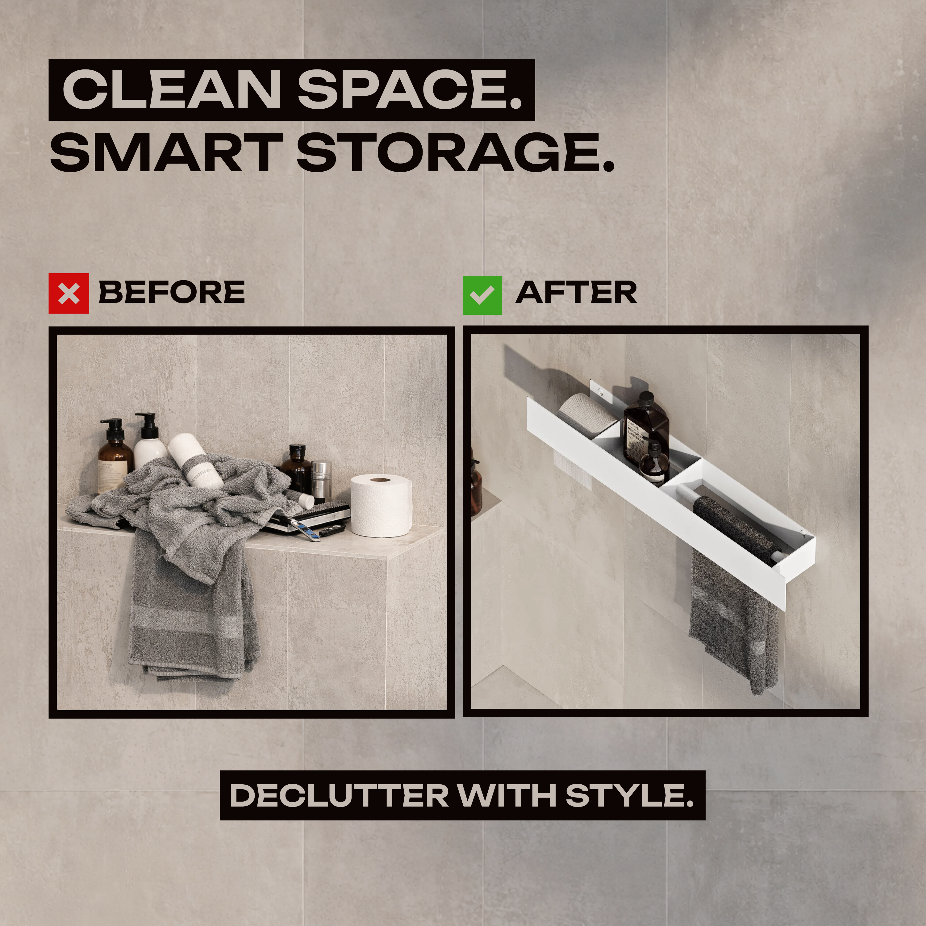 Portasciugamani e porta carta igienica