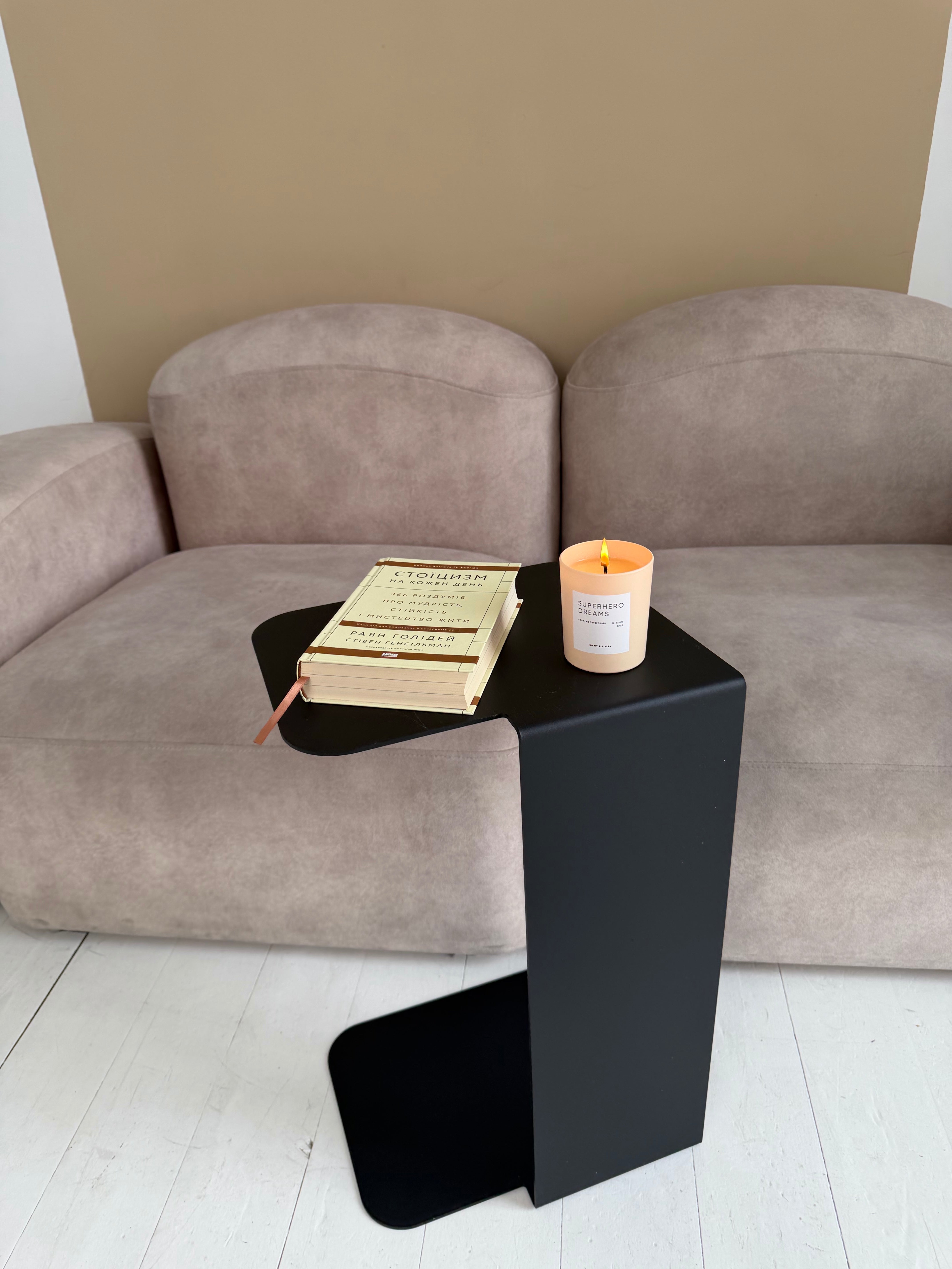 Modern Minimalist Metal Side Table, Coffee table