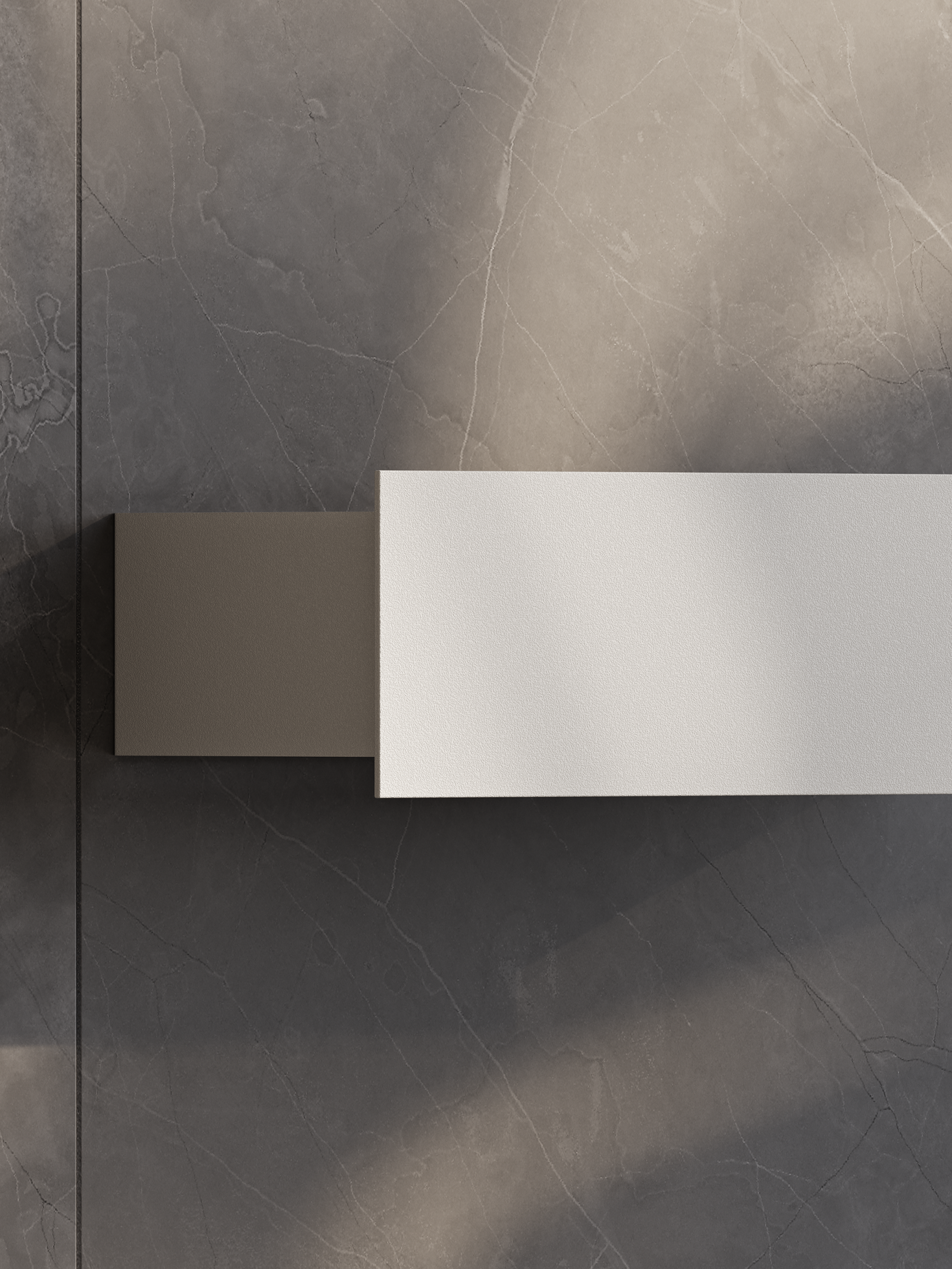 Wall-Mounted Metal Bathroom Shelf – Stainless Steel, Minimalist Design