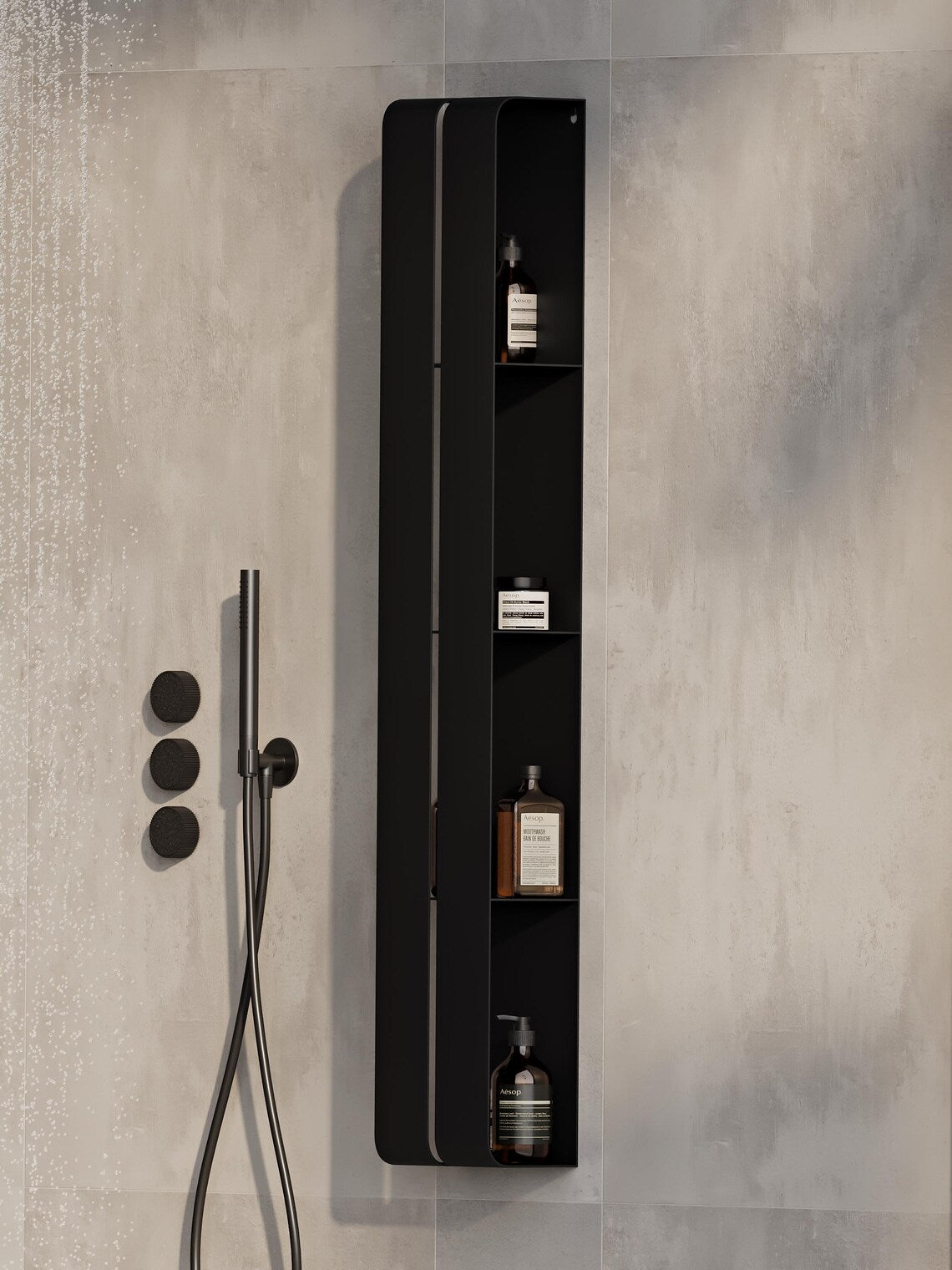 Vertical 3-Level Metal Shelf