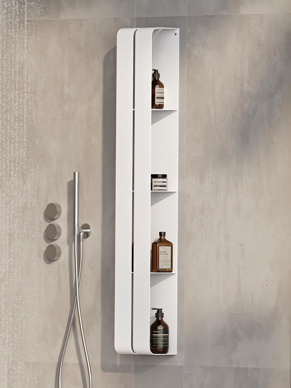 Vertical 3-Level Metal Shelf