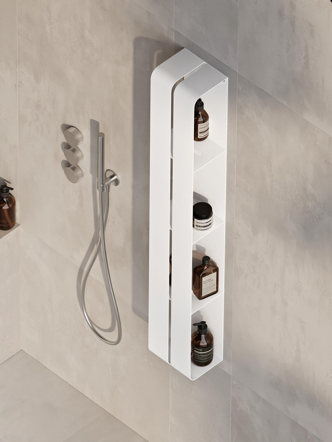Vertical 3-Level Metal Shelf