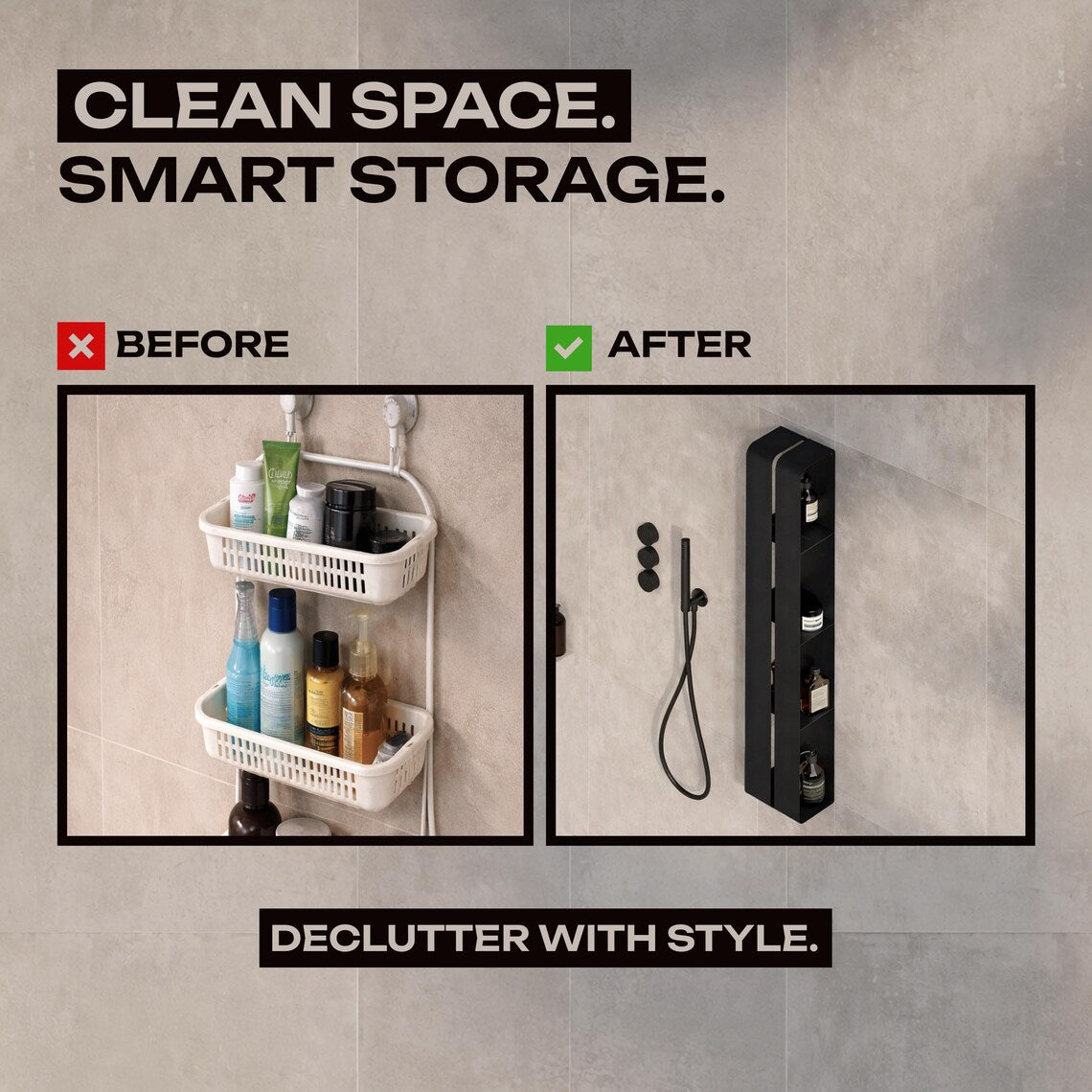 Vertical 3-Level Metal Shelf