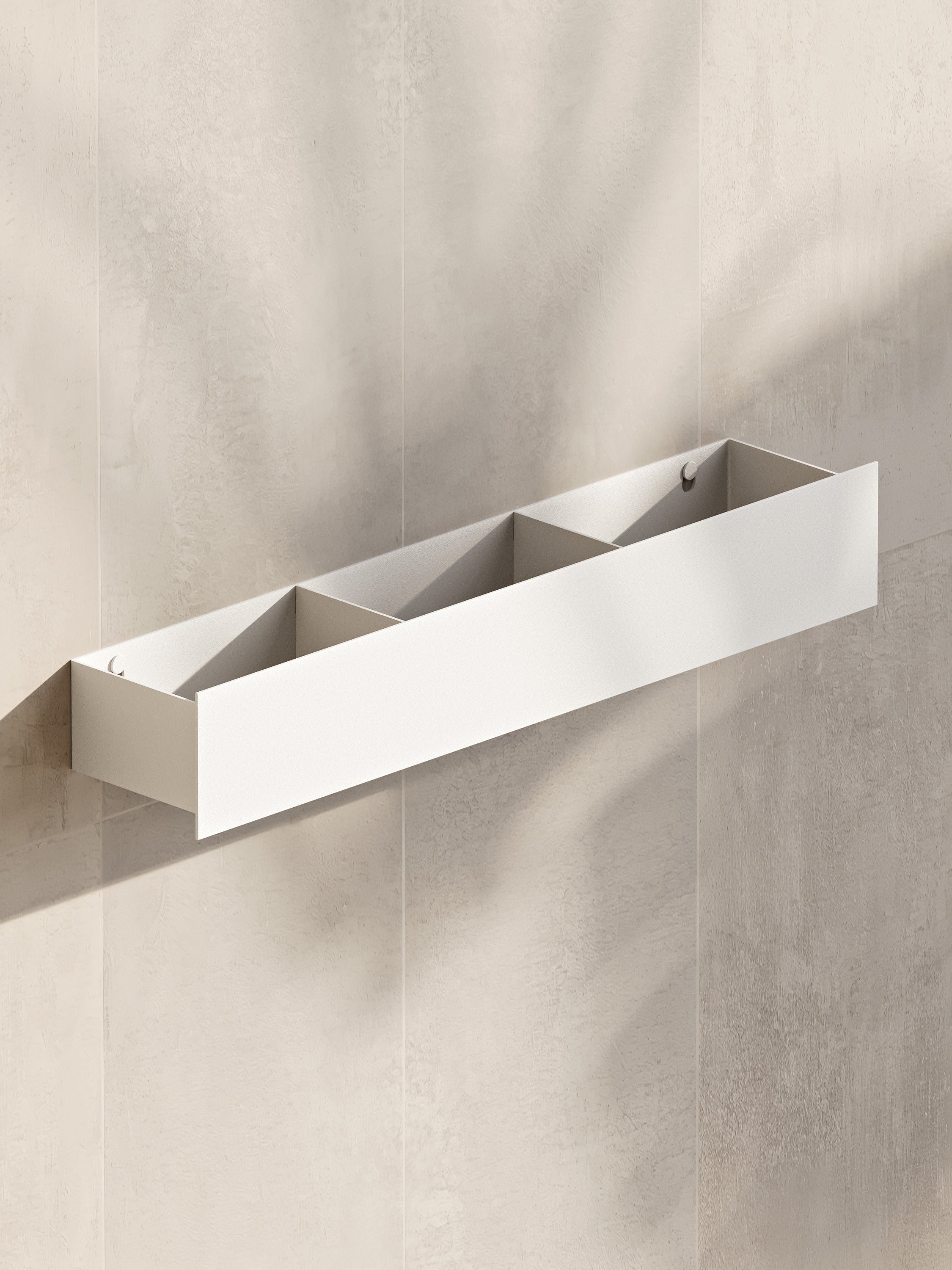 Modern designer stainless steel bathroom shelf