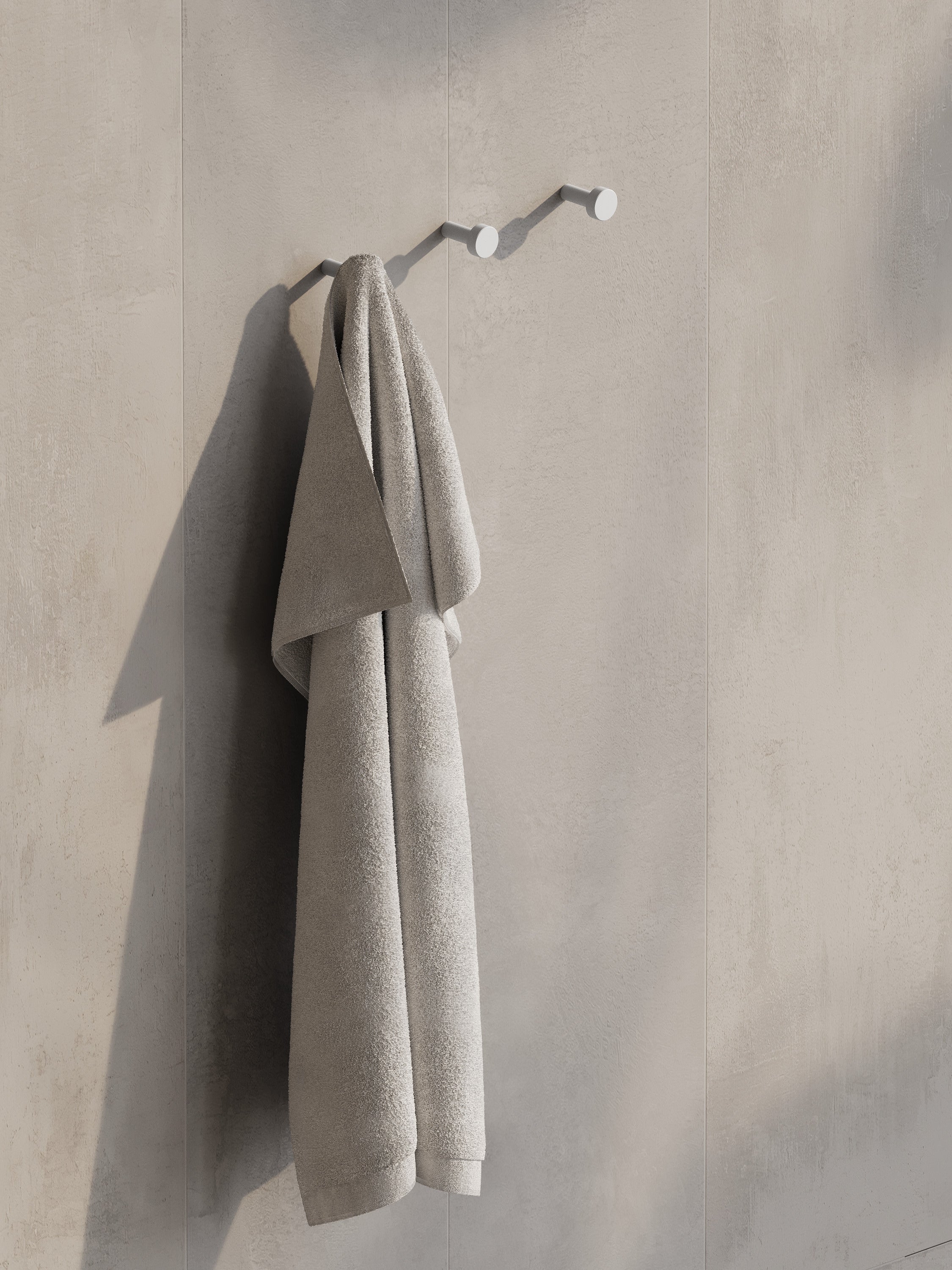 Gancio da parete in acciaio per bagno