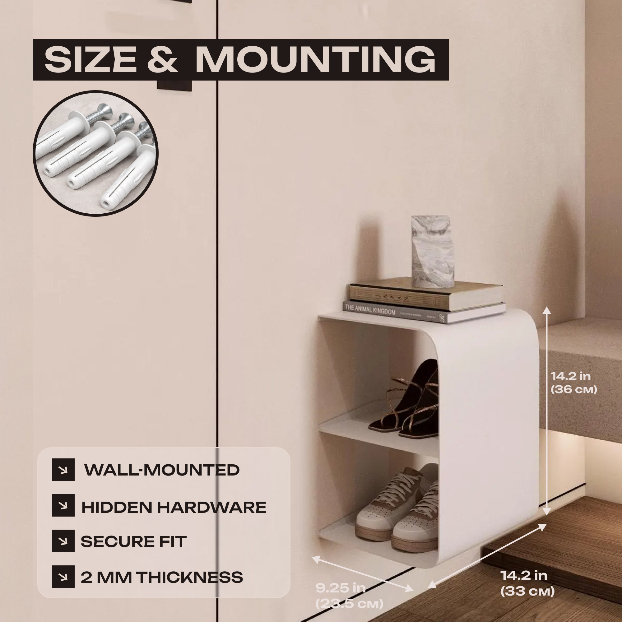 Scarpiera moderna in metallo – Scaffale portascarpe minimalista per ingresso