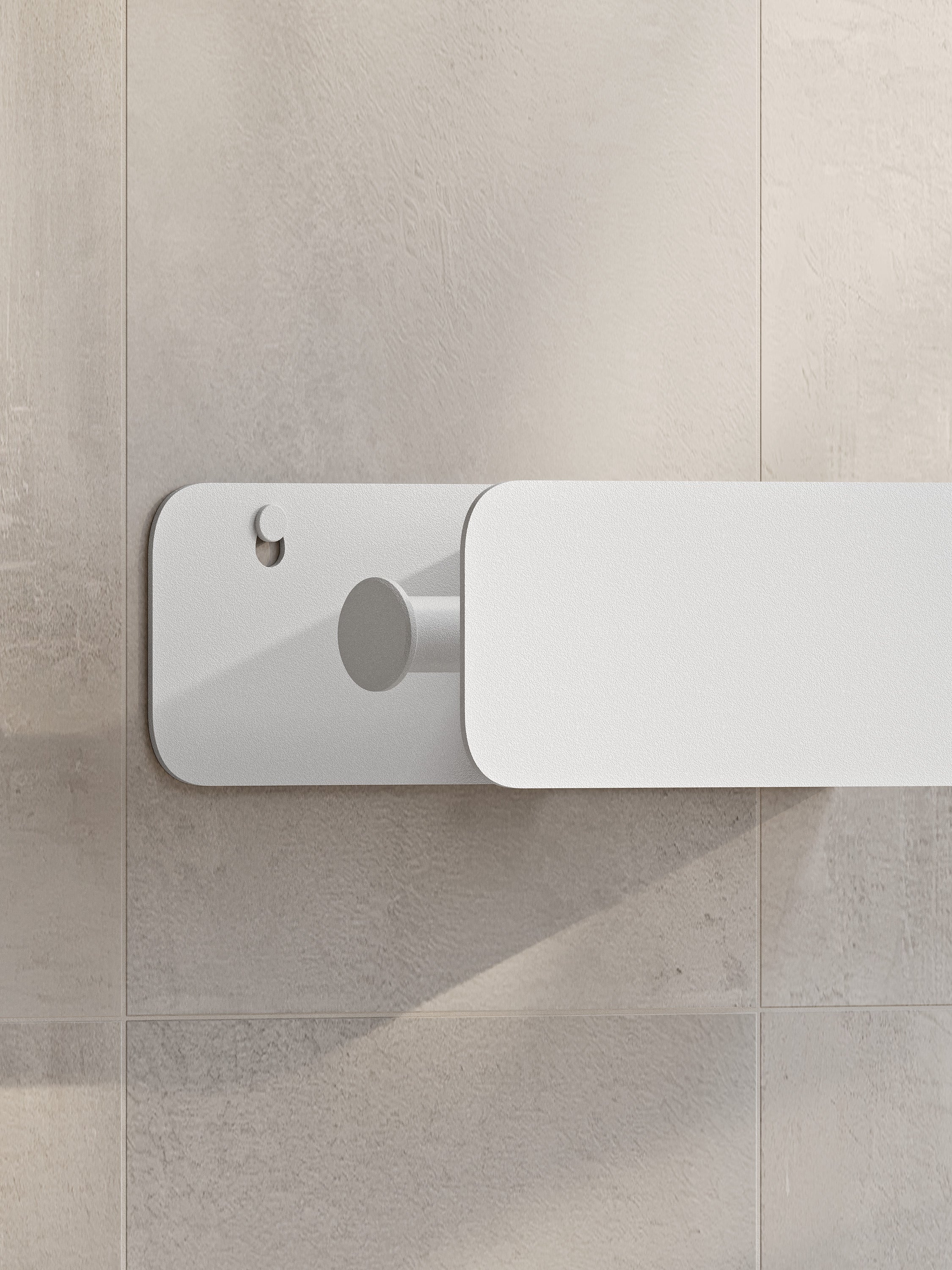 Modern Steel Toilet Paper Holder with Shelf