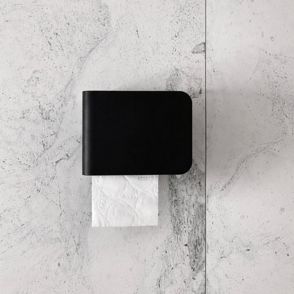 Steel Toilet Paper Holder with Shelf