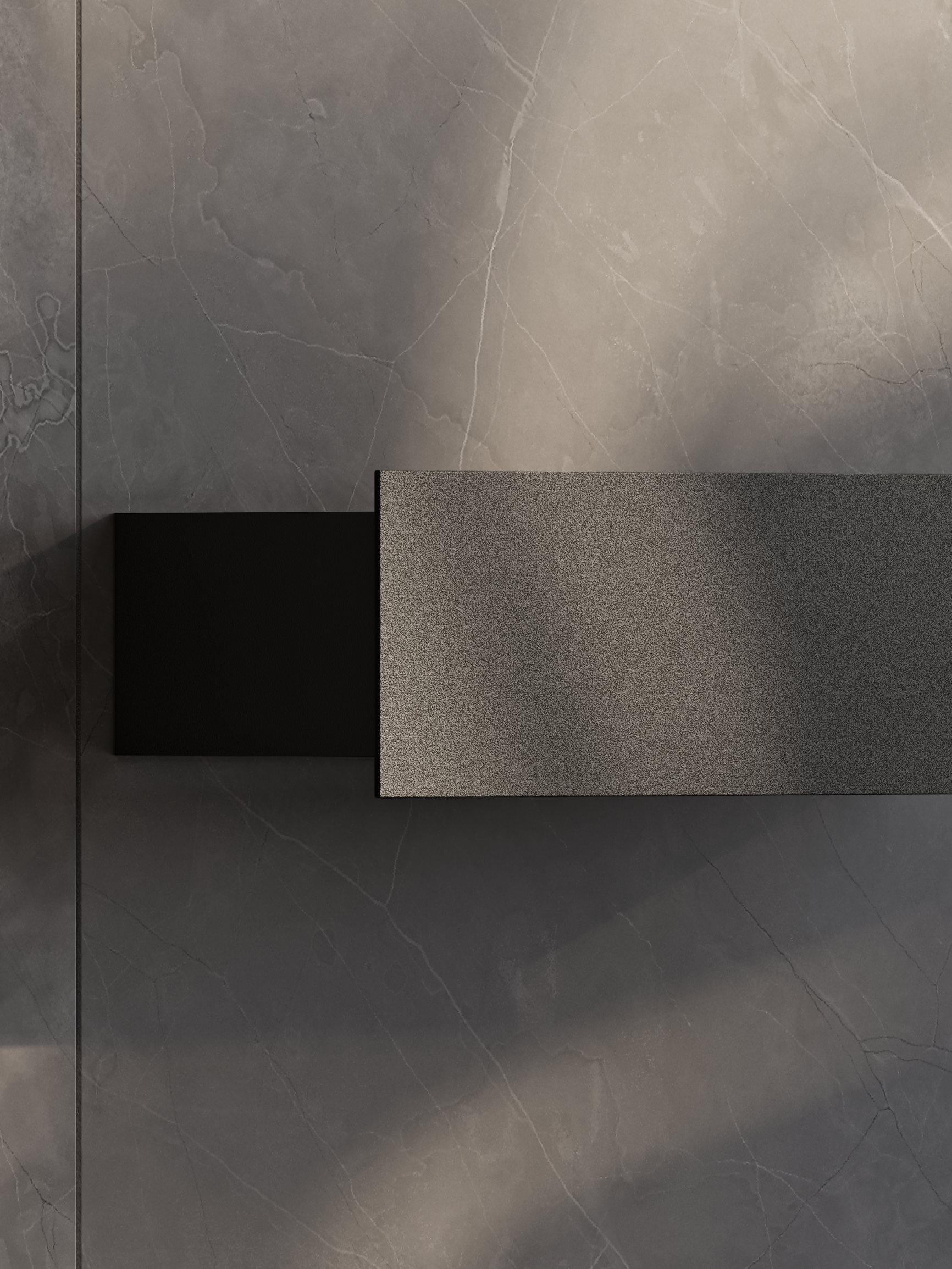 Wall-Mounted Metal Bathroom Shelf – Stainless Steel, Minimalist Design