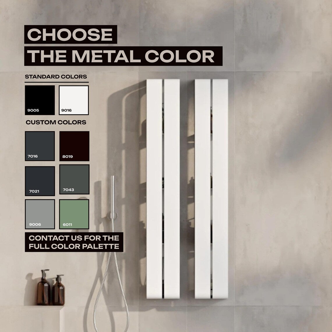 Vertical 3-Level Metal Shelf