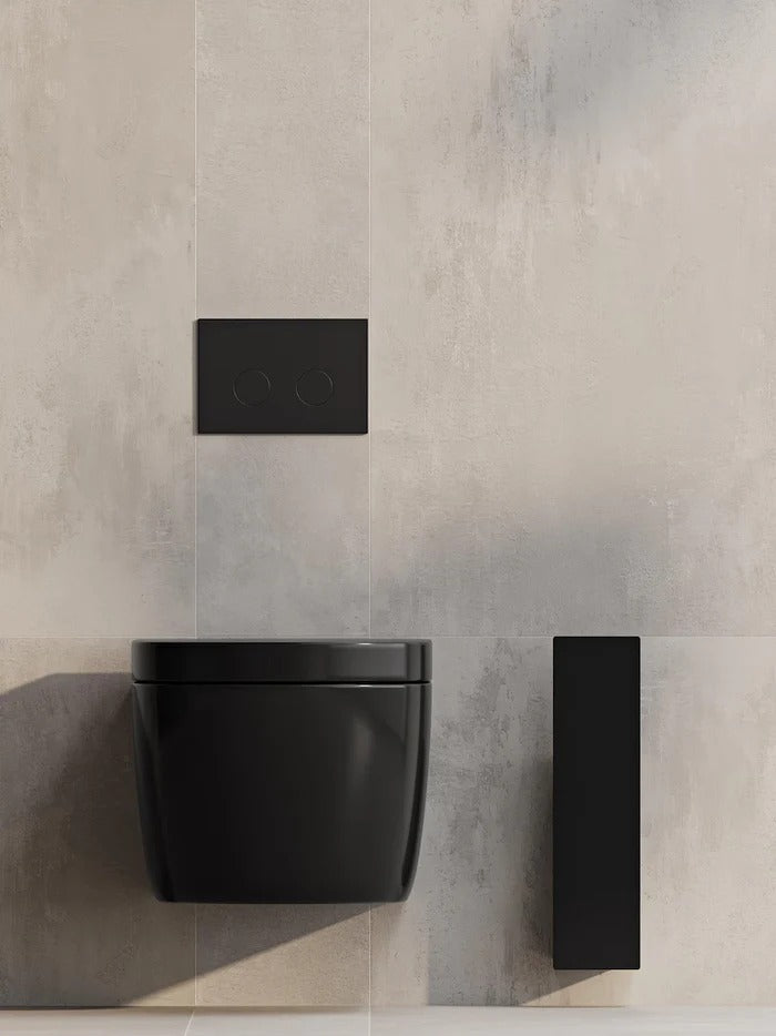 Wall-Mounted Toilet Brush Holder – Minimalist Bathroom Organizer
