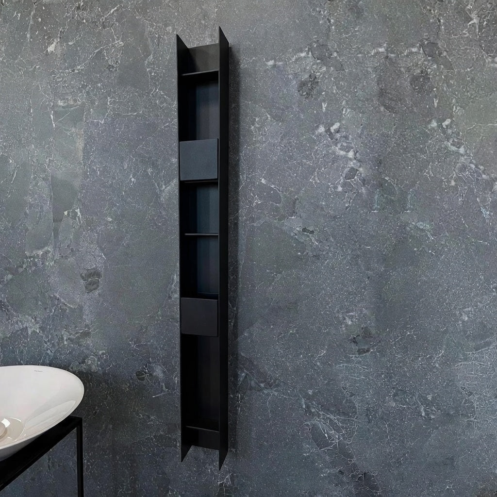 Vertical Bathroom Wall Shelf with Five Tiers